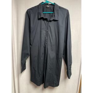 Maternity dress long‎ sleeve collar black Old Navy size XXL
